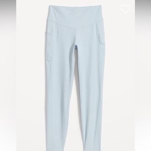 Baby blue medium leggings
